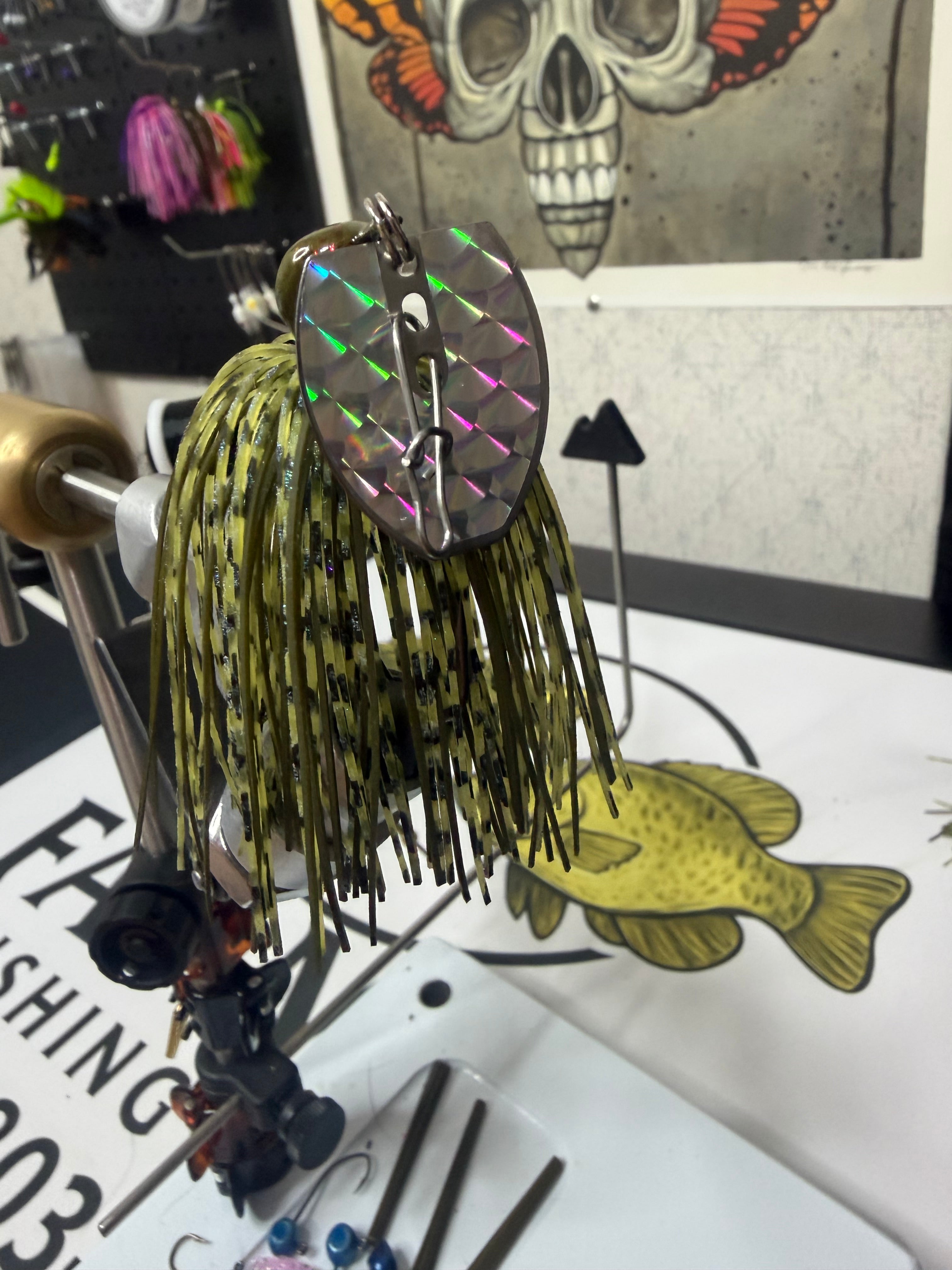 Watermelon chatter bait