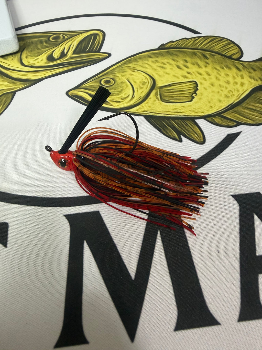 Fire crawl weedless swim bait