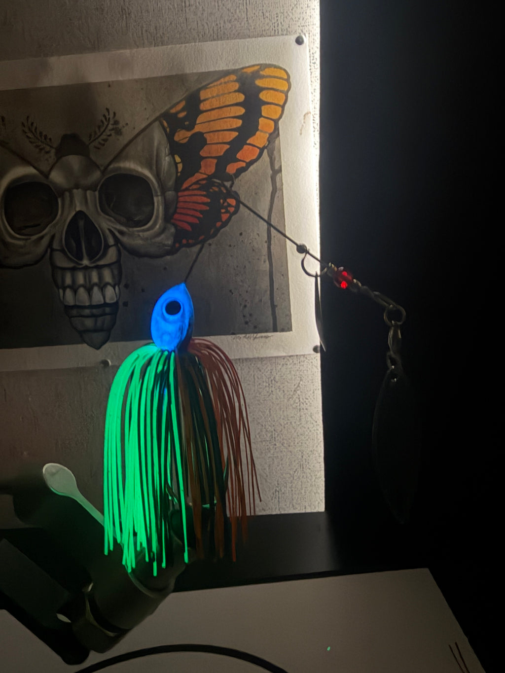 UV Blue Inferno Spinnerbait