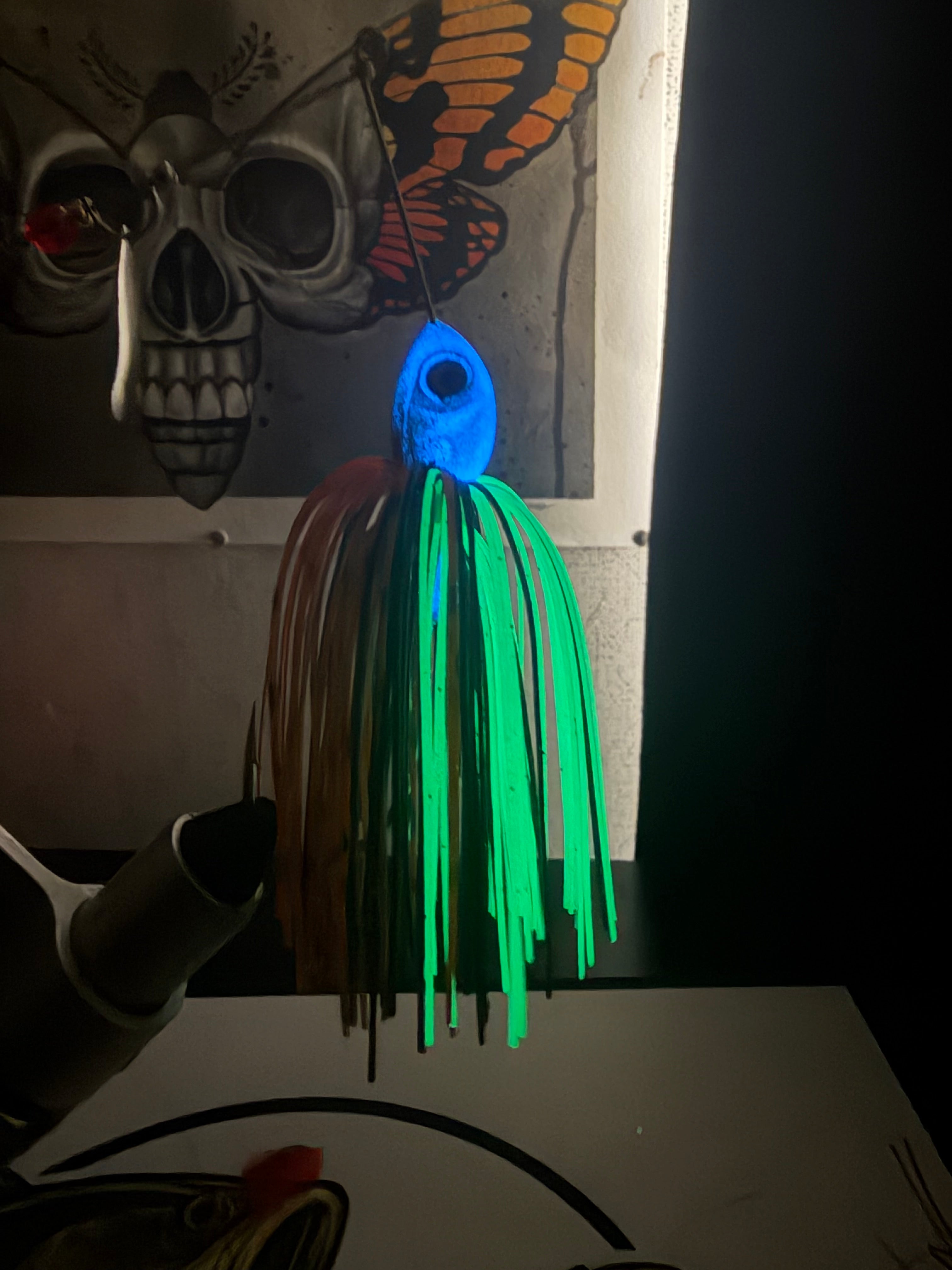 UV Blue Inferno Spinnerbait