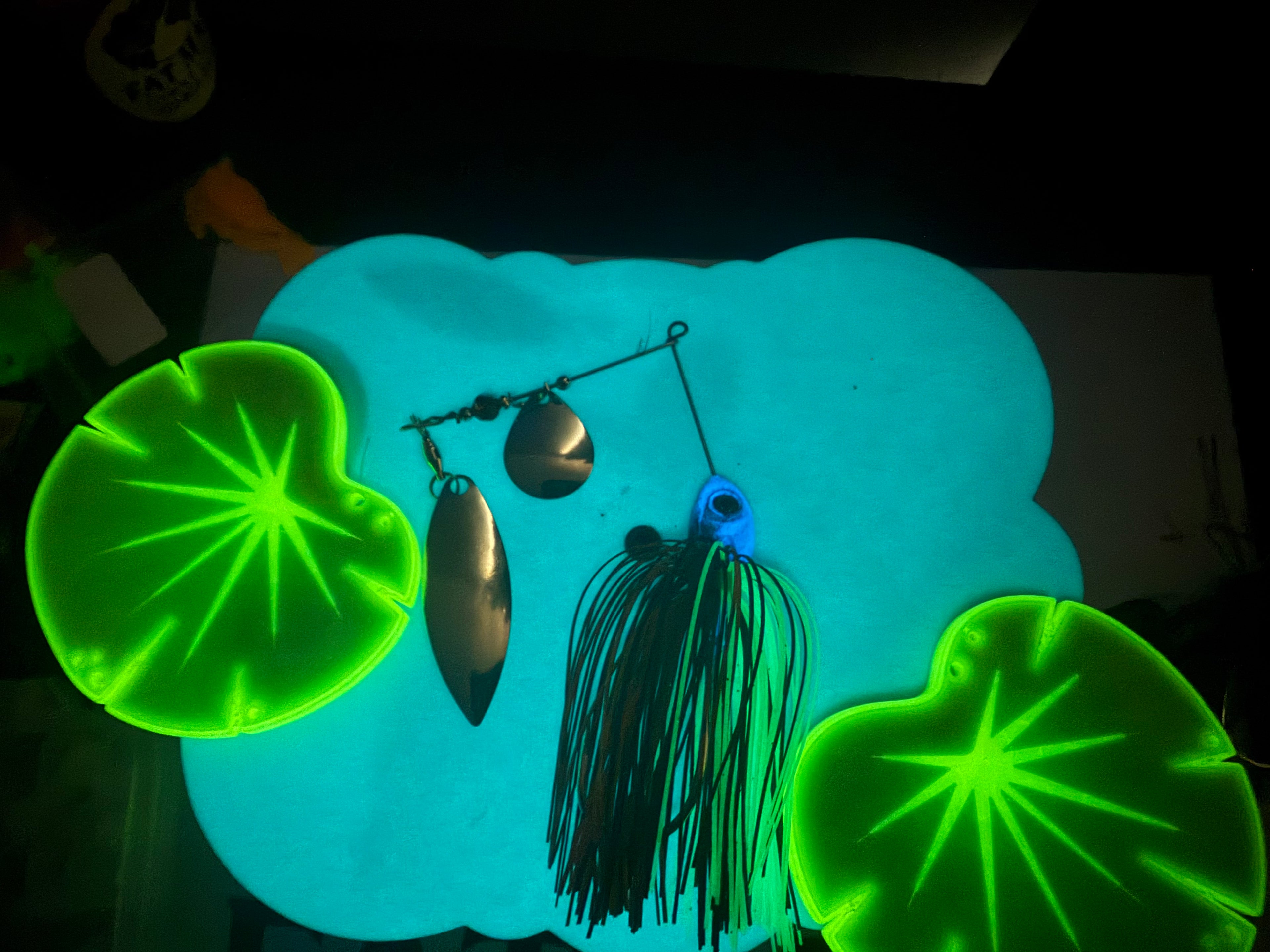 UV Blue Inferno Spinnerbait